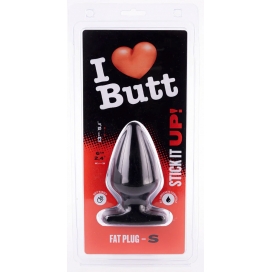 Plug noir épais FAT S 11 x 6 cm de I Love Butt 2