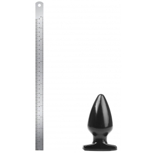 Plug noir épais FAT S 11 x 6 cm de I Love Butt