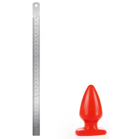 Plug anal rouge FAT S de 11 x 6 cm par I Love Butt