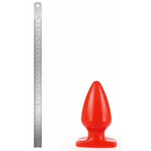 Plug rouge FAT M de I Love Butt 14 x 7.5 cm