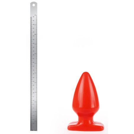 Plug rouge FAT M de I Love Butt 14 x 7.5 cm