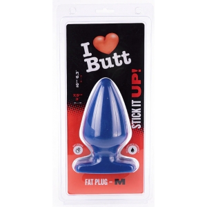 Plug bleu FAT M de 14 x 7.5 cm par I love Butt