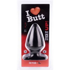 Plug FAT L 15.5 x 9 cm de I Love Butt Noir