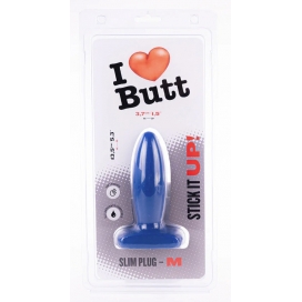 Plug bleu SLIM M 11 x 3.7 cm de I Love Butt 2