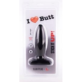 Plug noir SLIM L 14 x 4.8 cm de I Love Butt 2