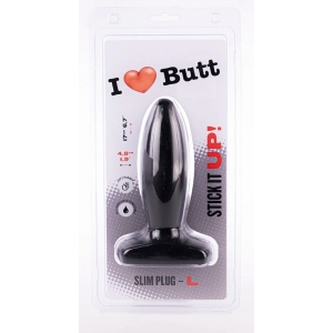 Plug noir SLIM L 14 x 4.8 cm de I Love Butt