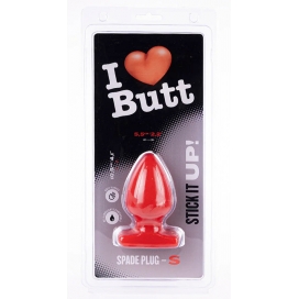 Plug rouge SPADE S 9 x 5.3 cm par I Love Butt 2