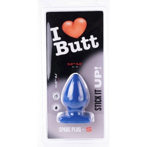 Plug bleu SPADE S 9 x 5.3 cm de I Love Butt