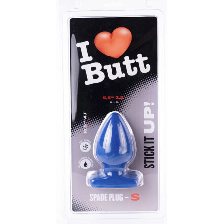 Plug bleu SPADE S 9 x 5.3 cm de I Love Butt