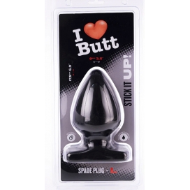 Plug anal SPADE L  I Love Butt de 15 x 9 cm Noir 2