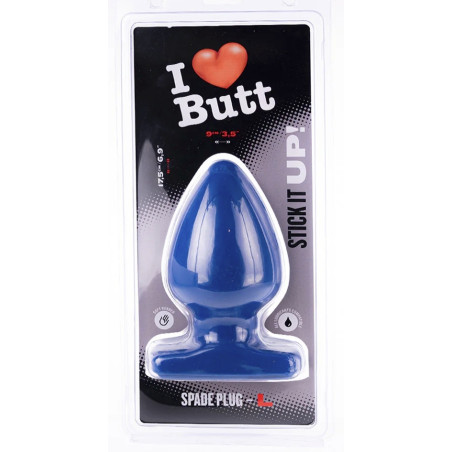 Plug Bleu SPADE L de I Love Butt 15 x 9 cm