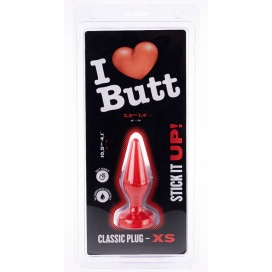 Plug rouge CLASSIC XS de I Love Butt 9 x 3 cm 2
