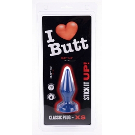 Plug bleu CLASSIC XS 9 x 3 cm de I Love Butt 2