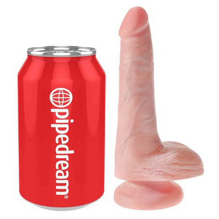 Gode réaliste King Cock 13 cm en couleur chair