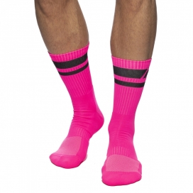 Chaussettes AD NEON Roses 2