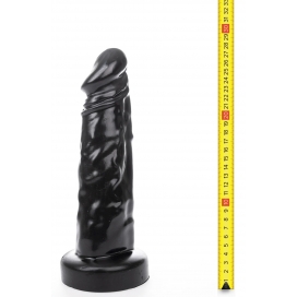 Gode JIMMY Hung System de 23 x 6.5 cm Noir 2