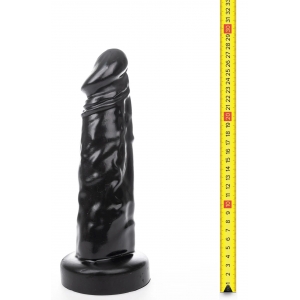 Gode JIMMY Hung System de 23 x 6.5 cm Noir
