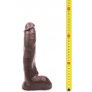 Gode réaliste marron JAY M de 19 x 5.5 cm par Hung System