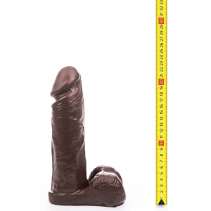Gode marron LIL M de Hung System 20 x 5.5 cm
