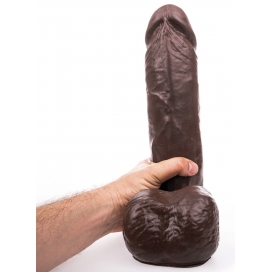 Gode LIL XL de 28 x 8 cm par Hung System de Couleur marron 2