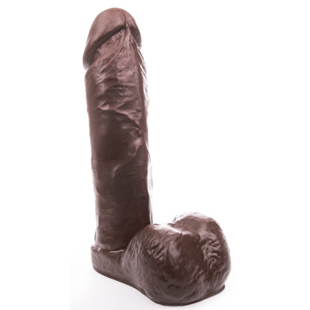 Gode LIL XL de 28 x 8 cm par Hung System de Couleur marron