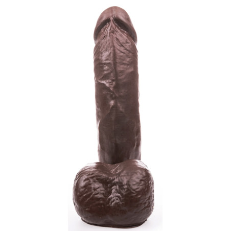Gode LIL XL de 28 x 8 cm par Hung System de Couleur marron