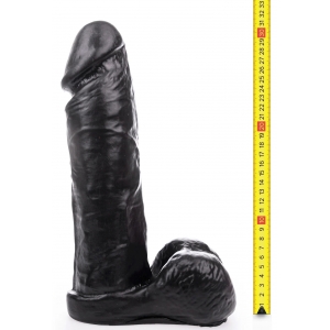 Gode LIL XL noir de 28 x 8 cm par Hung System