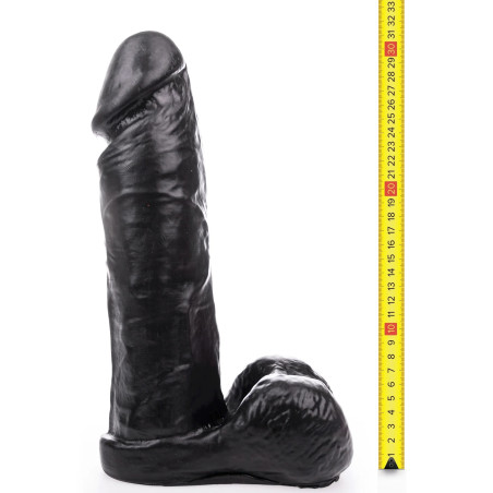 Gode LIL XL noir de 28 x 8 cm par Hung System