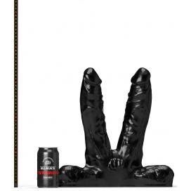Double Gode XXL ABS03 TEAMWORK de 25 x 7 cm par All Black