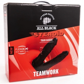 Double Gode XXL ABS03 TEAMWORK de 25 x 7 cm par All Black 2