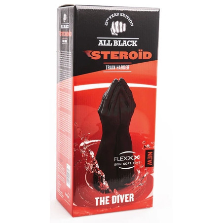 Gode Mains ABS16 THE DIVER 30 x 14 cm de All Black Steroïd