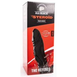 Gode XXL ABS17 THE REFEREE de All Black Steroïd de 39 x 10.5 cm 2