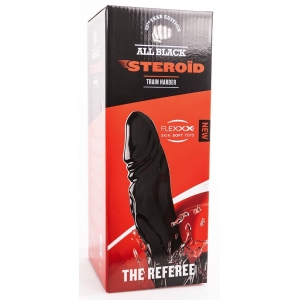 Gode XXL ABS17 THE REFEREE de All Black Steroïd de 39 x 10.5 cm