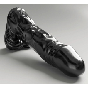 Gode XXL ABS17 THE REFEREE de All Black Steroïd de 39 x 10.5 cm