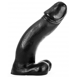 Gode XXL AB22 BATON de All Black 35 x 10 cm Noir