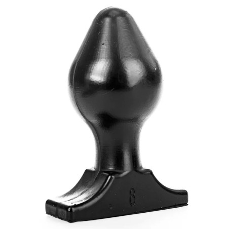 Plug XXL AB72 de All Black 13 x 8 cm Noir