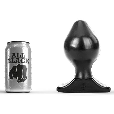 Plug XXL AB73 PLUG9 All Black de 14 x 9 cm Noir