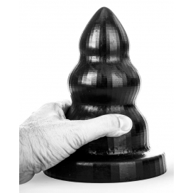 Plug anal XXL AB95 TRIPLE PLEASURE S 17 x 10.5 cm de All Black 2