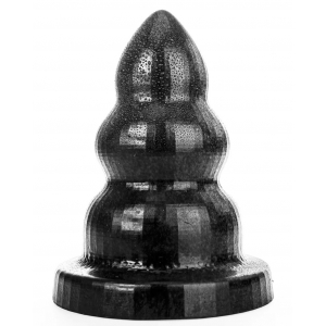 Plug XXL AB97 TRIPLE PLEASURE L 25 x 15 cm de All Black