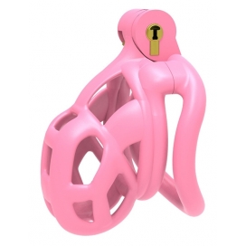 Cage de chasteté ASPIC M rose de 6.5 x 3.3 cm par CockLock 2