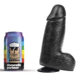 Gode noir DP103B HANS M 14.5 x 7.3 cm de Domestic Partner