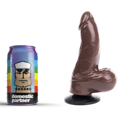 Gode réaliste marron DP82BR GRENADIER S de 12 x 5 cm