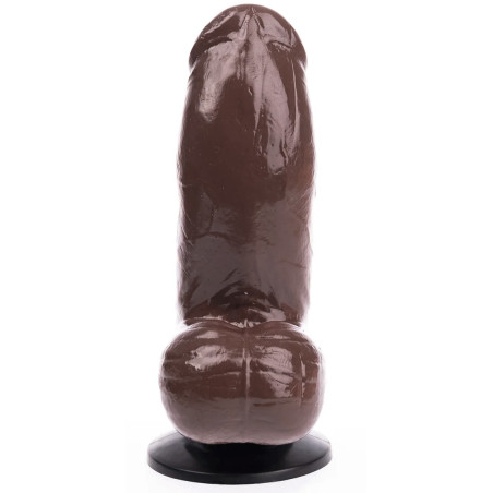Gode réaliste marron DP82BR GRENADIER S de 12 x 5 cm