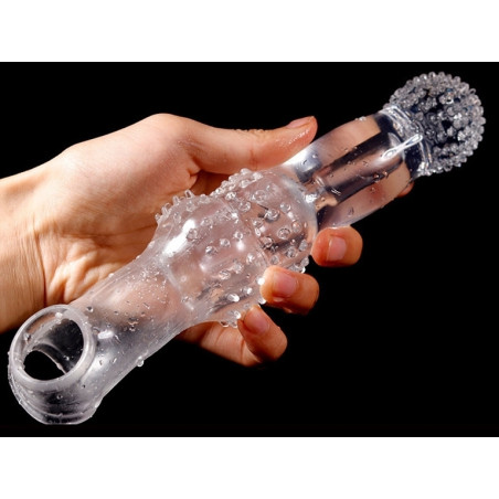Gaine de pénis avec picots PENPIK 20 cm
