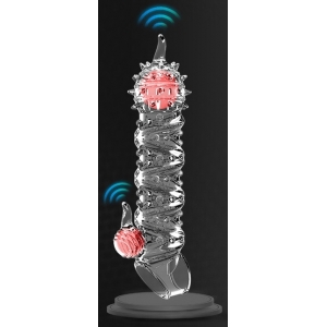 Gaine de pénis vibrante texturée TORTYVIZZ 12 x 4 cm