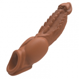 Gaine de pénis Monster BAOLIK VIBE 17 x 5.5 cm avec Vibration