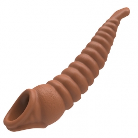 Gaine de pénis Monster TENTIK VIBE 17 x 4.5 cm avec Vibration