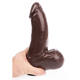 Gode réaliste marron DP84BR GRENADIER L de 18 x 8 cm 2