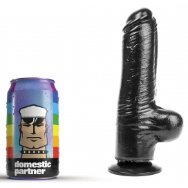 Gode noir DP87B FUNKER M 13 x 5 cm par Domestic Partner