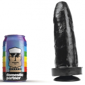 Gode noir DP95B DIETER  M 18 x 6 cm de Domestic Partner